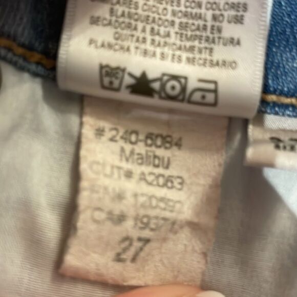 Rich & Skinny Malibu denim shorts SZ 27 - Picture 4 of 6